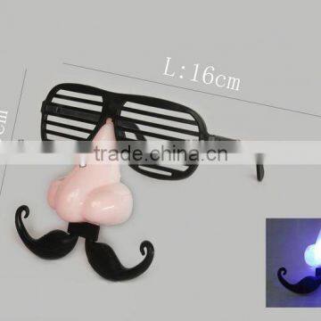 party flashing shutter shade sunglasses