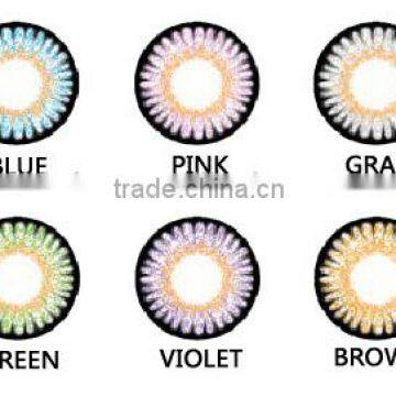 Giyomi manufactured in korea wholesale yearly 3 tone colour contact lenses