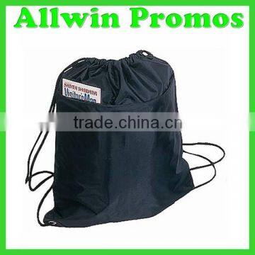 High Quality Zippered Polyester Drawstring Bag backpack