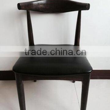 cow horn chair stackable restaurant chair