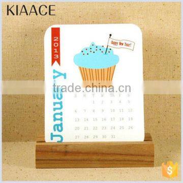 Promotional eco friendly custom printing paper notepad desk calendars