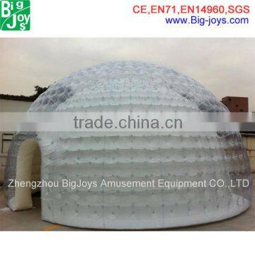 Hot sale durable lawn tent igloo inflatable clear tent for sale