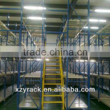 warehouse storage multi-level mezzanine racking