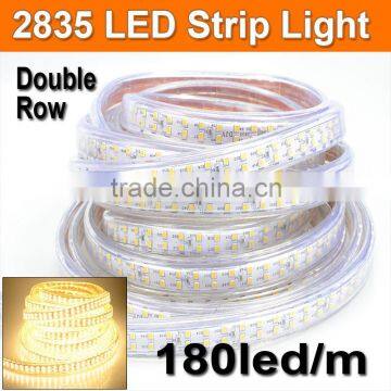 LED Strips Light 180led/m 220V Super Bright 2835 Double Row Waterproof Hotel Building Lighting