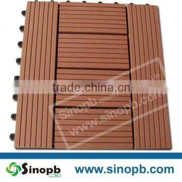 outdoor deck boards plastic wood composite flooring tile DIY paving