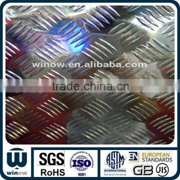 competitive price aluminium hot rolled checkered plate