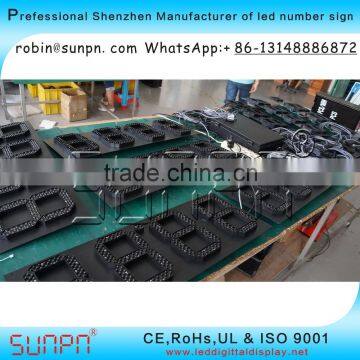 Thailand Led Gas Price Sign Changer 8.8.8.8 10 Inch R/G/Y/W Color photo-4