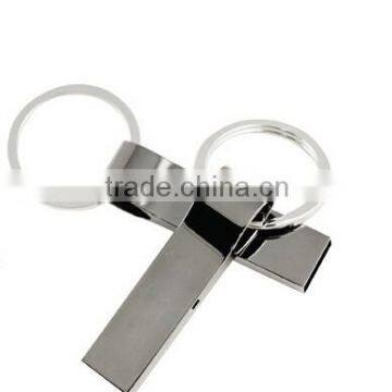 Wholesale Stainless Steel Waterproof Metal USB Flash Drive key chian,8GB U Disk Storage Pen Drive 32GB USB 2.0 Memory Stick