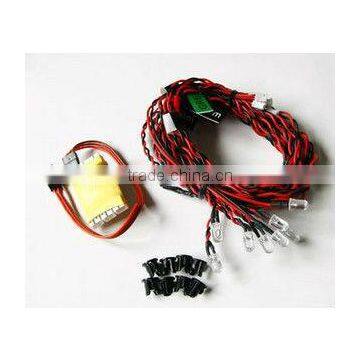 Twisted wire with LED flashing light for RC helicopter plane