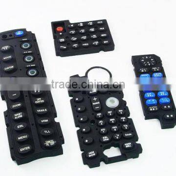 Laser Etched Silicone Rubber Keypads, Silicone, LED Backlight, Graphic Can be Shown by Using Laser Etching Technology photo-2