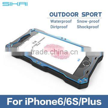 Aluminum Suit Case Rock Phone Case For iphone 6 iphone 6s Back Proterctor