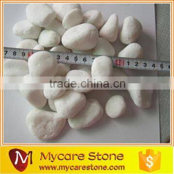 Quarry pure white pebble stone , river stone