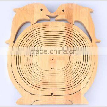 Bamboo foldable fruit basket