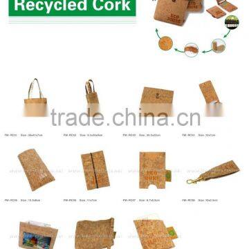 New Fashion Recycled Eco friendly high classed Recycled Cork bag sets