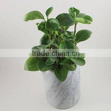 small cheap handmade white Onyx marble stone plant/large flower vases