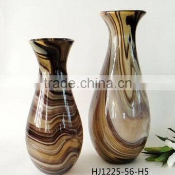 Home Decorative Glassware in Amber