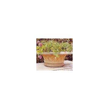 Sandstone Flower Pot Planter Garden decorations