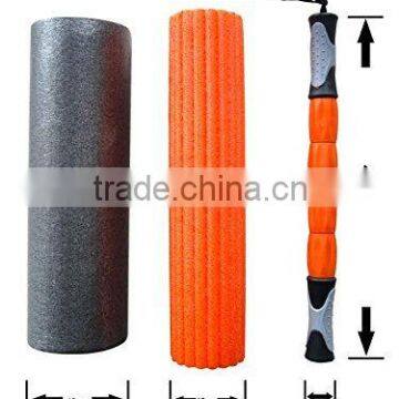 Foam Roller - 3 in 1 Point Roller with Muscle Massage Stick for Myofascial Release