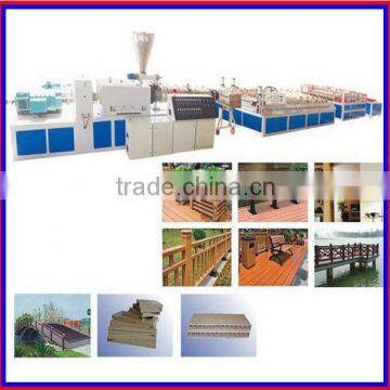 Wood plastic making machine/wood door production line