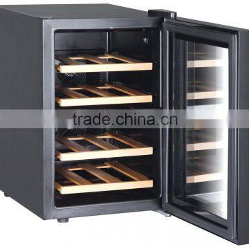 Temperature dgree 8 to 18 12 bottles mini wine cooler wine cabinet wine refrigerator