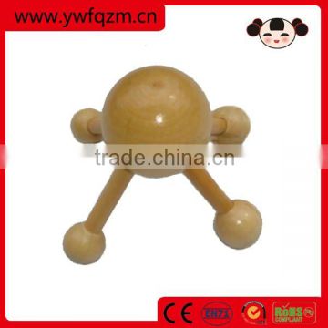 body massager roller,manual wooden massager,head massager