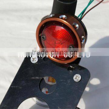 Round LED Tail Brake Light For 125CC Motorcycle Custom Stop Light