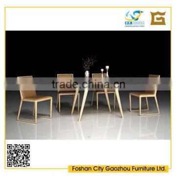 Modern Design Furniture Rectangle New Style Wooden Dining Table Set