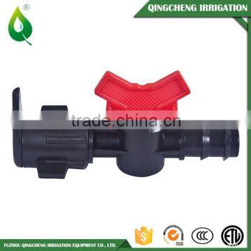 Irrigtion Plastic Pipe Water Valve Connector Fitting Barb Offtake Valve for Layflat Hose Dn16 And Dn20