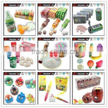 Attractive Packages Sweet Cartoon Bottle Candy Powder in Bottle