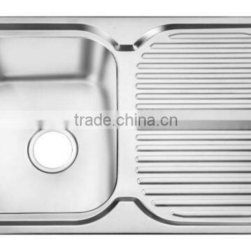 Yacht,Boat,Train and Public Mobile Toilet Used Stainless Steel Washing Basin Kitchen Sink With Drain Board GR-Y616