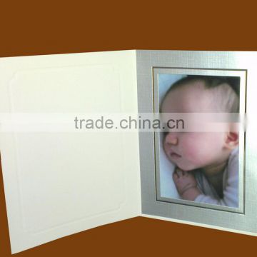 creative paper photo frame with adverticement