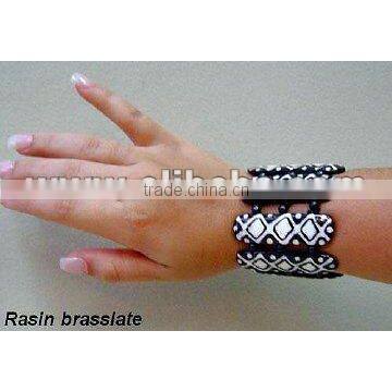 wooden bead bracelet