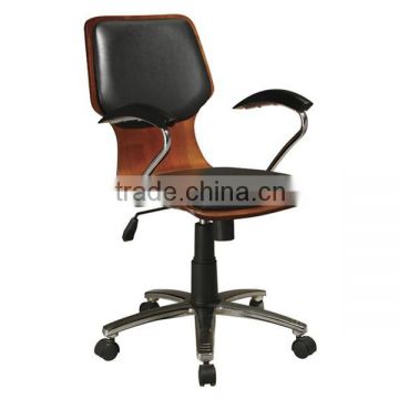 New Black Leather Wooden Executive Chairs/Arms Chairs/Wooden Arms Chairs