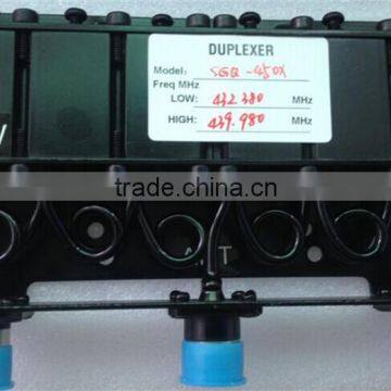 6 cavity 15W UHF duplexer for mobile and radio repeater free turning