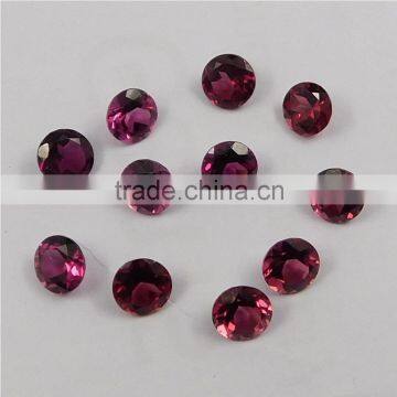 NATURAL RHODOLITE GARNET CUT FACETED GOOD COLOR & QUALITY 6 MM ROUND LOT
