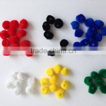 Colorful Pom Pom Trim, Animal Pompom for Kids, Craft Pom Poms Wholesale -Dia 2cm photo-3