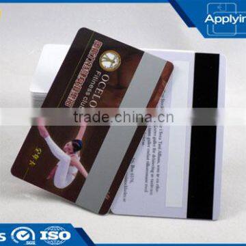 Contact membership card pvc smart vip card pvc magnetic card for fitness club