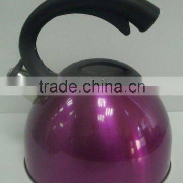 3.0Ltr Kitchen Colorful Mirror Finished Stainless Steel Whistling Kettle