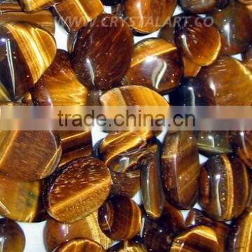 TIGER EYE PALM STONES