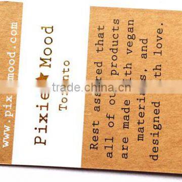 Custom Printing Brown Kraft Paper Garment Tag photo-2