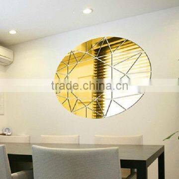 Wall acrylic round mirror stickers (ASA-003)