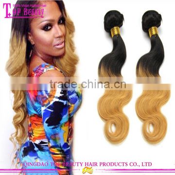 High quality hair extensions Qingdao indian hair wholesale 8a grade high qulaity ombre color hair extensions