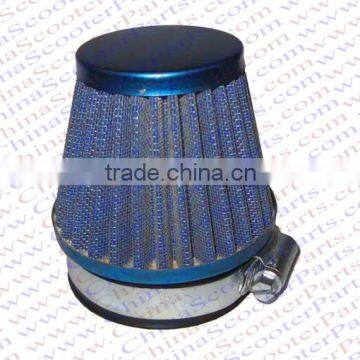 58MM Air filter Blue Grid Blue Cap Mini Moto Dirt Pit Bike ATV Quad Scooter Buggy Pocket Parts