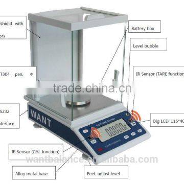 500g 1mg Digital Analytical Balance photo-3