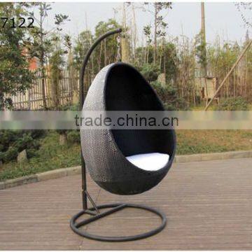 Outdoor rattan garden swing chair