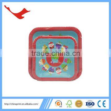 006 FDA Standard Printed Disposable Tableware for Christmas Theme Party photo-4