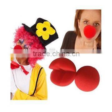 Foam Sponge Clown Nose Funny Toys / Red Nose Environmental Sponge