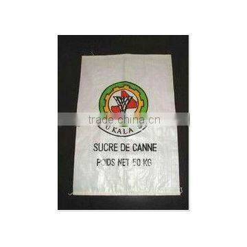 hot see 2013 white pp woven bag packing feed, fertilizer, grain, rice, flour, salt, sugar, and cement