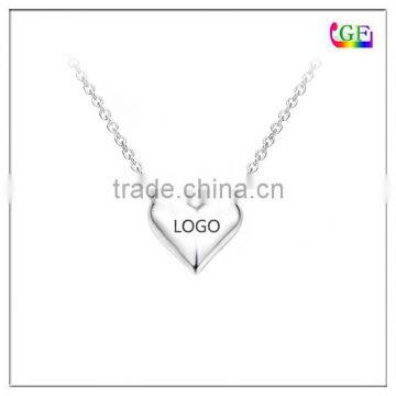 Silver 925 Rhodium plated love my heart necklace