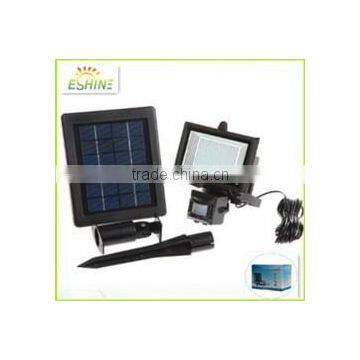 New Desgin PIR Motion Sensor 2W Portable Solar Lighting System With Mobile Changer